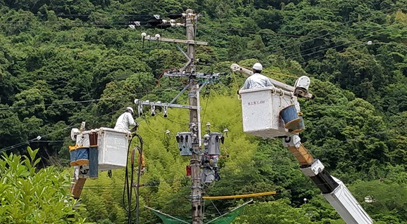 静岡市西奈配水場マイクロ水力発電　外線工事